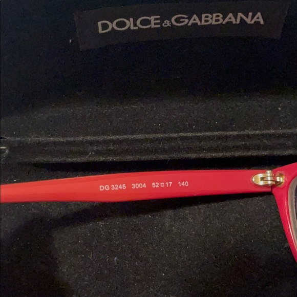 Doloc Gabbana beautiful eyeglasses red and brown - Picture 13 of 16